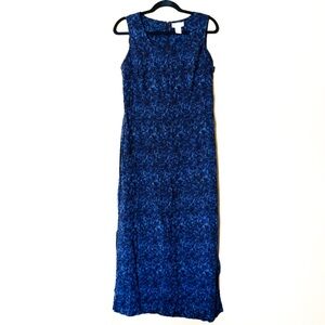 Worthington Blue Speckled Marble Sleeveless Dress